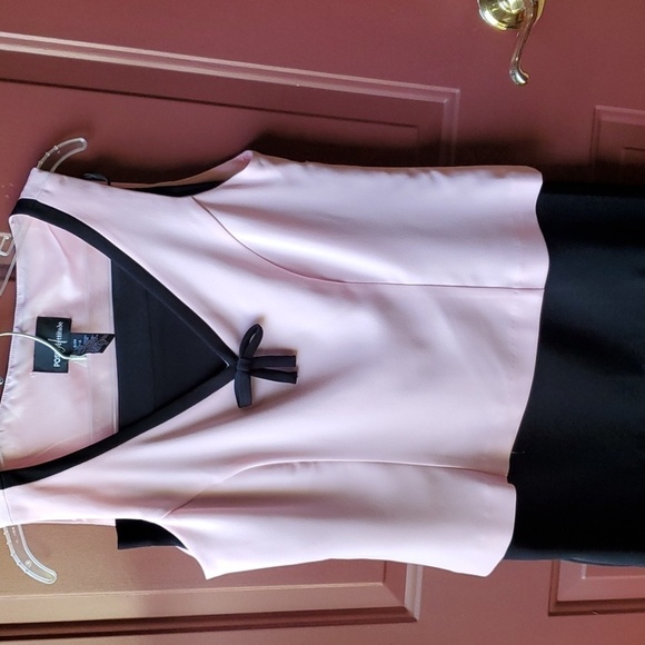 Positive Attitude 3pc suit with skirt. Pink & black classic. Size 10 EUC - Picture 2 of 13